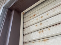 鉄部の錆び写真