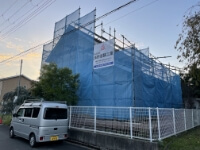 足場仮設・養生写真