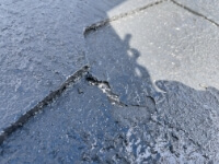 塗膜の膨れ写真